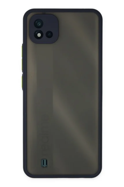 Uray store Realme C11 2021 Kılıf Montreal Silikon Kapak - Lacivert