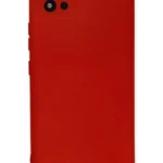 Uray store Realme C11 2021 Kılıf Nano içi Kadife Silikon - Kırmızı