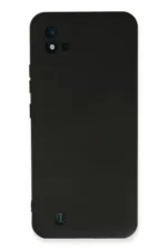 Uray store Realme C11 2021 Kılıf Nano içi Kadife Silikon - Siyah