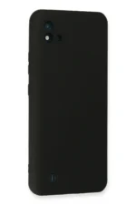 Uray store Realme C11 2021 Kılıf Nano içi Kadife Silikon - Siyah - Görsel 3