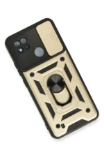 Uray store Realme C11 2021 Kılıf Pars Lens Yüzüklü Silikon - Gold - Görsel 2
