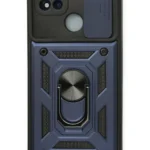 Uray store Realme C11 2021 Kılıf Pars Lens Yüzüklü Silikon - Lacivert