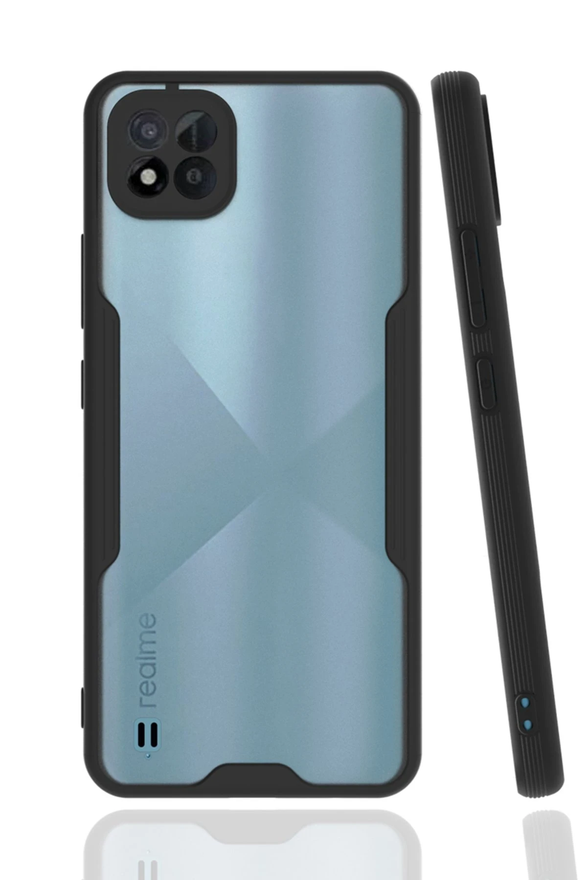 newface-realme-c11-2021-kilif-platin-silikon-siyah-default Uray store Realme C11 2021 Kılıf Platin Silikon - Siyah - Görsel 1