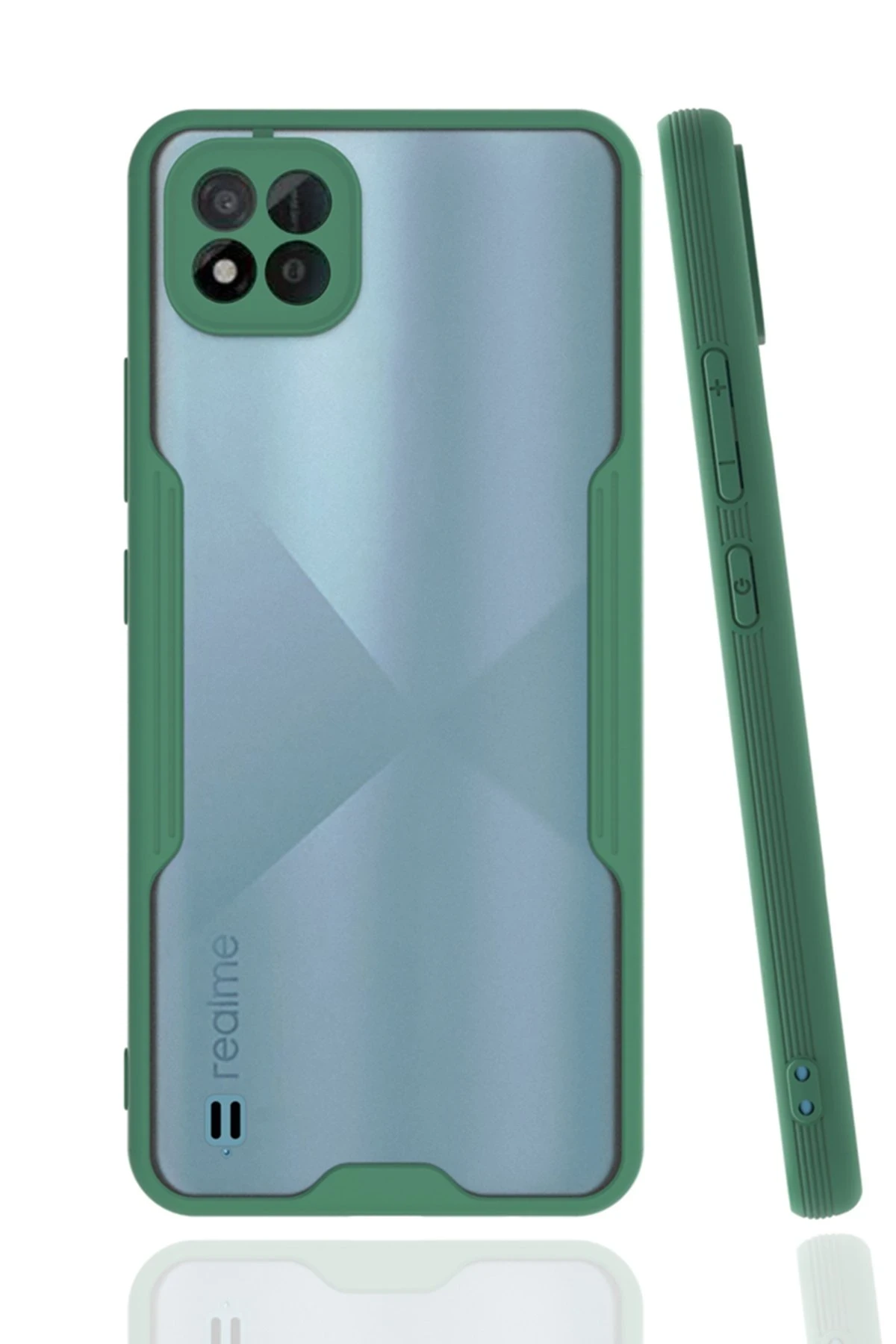 newface-realme-c11-2021-kilif-platin-silikon-yesil-default Uray store Realme C11 2021 Kılıf Platin Silikon - Yeşil - Görsel 1