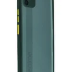 Uray store Realme C11 Kılıf Miami Şeffaf Silikon - Koyu Yeşil