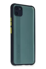 Uray store Realme C11 Kılıf Miami Şeffaf Silikon - Lacivert