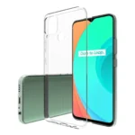 Uray store Realme C15 Kılıf Lüx Şeffaf Silikon