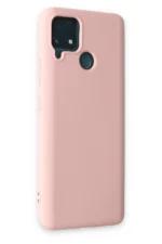 Uray store Realme C15 Kılıf Nano içi Kadife Silikon - Pudra - Görsel 2