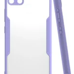 Uray store Realme C15 Kılıf Platin Silikon - Lila