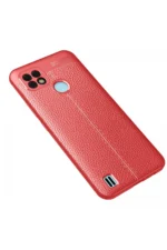 Uray store Realme C21 Kılıf Auto Focus Kapak - Kırmızı - Görsel 2