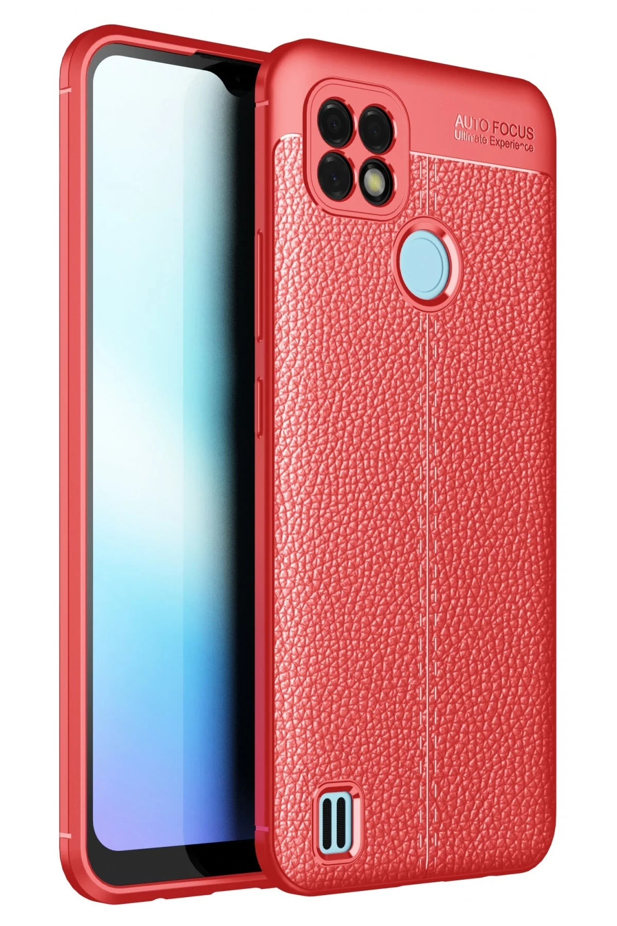 newface-realme-c21-kilif-auto-focus-kapak-kirmizi-default Uray store Realme C21 Kılıf Auto Focus Kapak - Kırmızı - Görsel 1