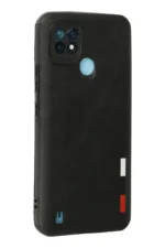 Uray store Realme C21 Kılıf Loop Deri Silikon - Siyah - Görsel 3