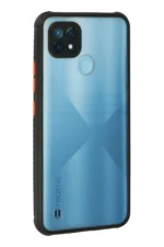 Uray store Realme C21 Kılıf Miami Şeffaf Silikon - Siyah - Görsel 3