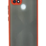 Uray store Realme C21 Kılıf Montreal Silikon Kapak - Kırmızı