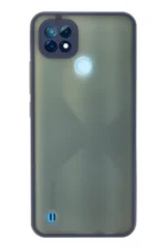 Uray store Realme C21 Kılıf Montreal Silikon Kapak - Lacivert