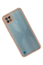 Uray store Realme C21 Kılıf Montreal Silikon Kapak - Pembe - Görsel 2