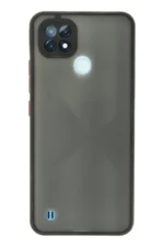 Uray store Realme C21 Kılıf Montreal Silikon Kapak - Siyah