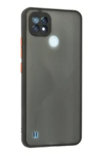 Uray store Realme C21 Kılıf Montreal Silikon Kapak - Siyah - Görsel 3
