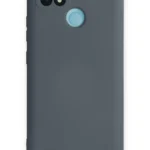 Uray store Realme C21 Kılıf Nano içi Kadife Silikon - Gri
