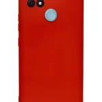 Uray store Realme C21 Kılıf Nano içi Kadife Silikon - Kırmızı