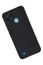 Uray store Realme C21 Kılıf Nano içi Kadife Silikon - Lacivert - Görsel 2