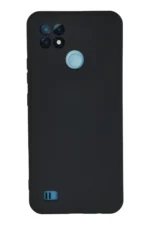 Uray store Realme C21 Kılıf Nano içi Kadife Silikon - Lacivert