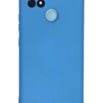Uray store Realme C21 Kılıf Nano içi Kadife Silikon - Mavi