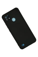 Uray store Realme C21 Kılıf Nano içi Kadife Silikon - Siyah - Görsel 2