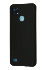 Uray store Realme C21 Kılıf Nano içi Kadife Silikon - Siyah - Görsel 3