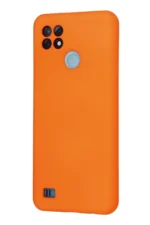 Uray store Realme C21 Kılıf Nano içi Kadife Silikon - Turuncu - Görsel 3