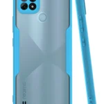 Uray store Realme C21 Kılıf Platin Silikon - Mavi