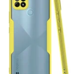 Uray store Realme C21 Kılıf Platin Silikon - Sarı