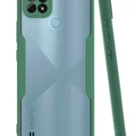 Uray store Realme C21 Kılıf Platin Silikon - Yeşil
