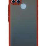 Uray store Realme C21Y Kılıf Montreal Silikon Kapak - Kırmızı