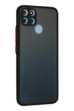 Uray store Realme C21Y Kılıf Montreal Silikon Kapak - Siyah - Görsel 3