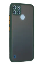 Uray store Realme C21Y Kılıf Montreal Silikon Kapak - Yeşil - Görsel 3
