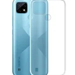 Uray store Realme C25 Kılıf Lüx Şeffaf Silikon