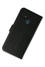 Uray store Realme C25 Kılıf Trend S Plus Kapaklı Kılıf - Siyah - Görsel 2