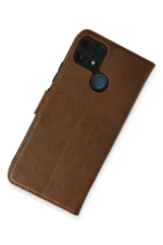 Uray store Realme C25 Kılıf Trend S Plus Kapaklı Kılıf - Taba - Görsel 2