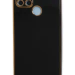 Uray store Realme C25Y Kılıf Volet Silikon - Siyah