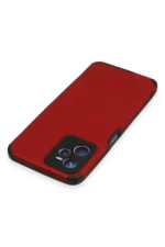 Uray store Realme C35 Kılıf Loop Deri Silikon - Kırmızı - Görsel 3