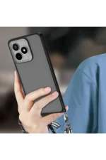 Uray store Realme C53 Kılıf Elegant Kapak - Pudra - Görsel 2
