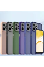 Uray store Realme C53 Kılıf Elegant Kapak - Yeşil - Görsel 4