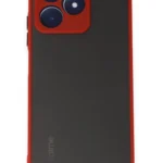 Uray store Realme C53 Kılıf Montreal Silikon Kapak - Kırmızı