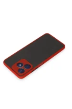 Uray store Realme C53 Kılıf Montreal Silikon Kapak - Kırmızı - Görsel 3