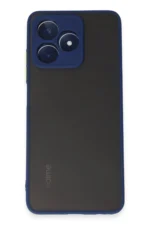 Uray store Realme C53 Kılıf Montreal Silikon Kapak - Lacivert