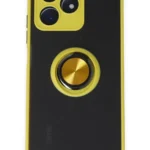 Uray store Realme C53 Kılıf Montreal Yüzüklü Silikon Kapak - Sarı