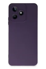 Uray store Realme C53 Kılıf Nano içi Kadife Silikon - Mor