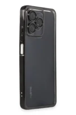 Uray store Realme C53 Kılıf Razer Lensli Silikon - Siyah - Görsel 2