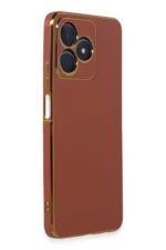 Uray store Realme C53 Kılıf Volet Silikon - Kırmızı - Görsel 2